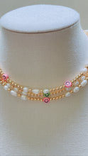 Load image into Gallery viewer, Set smiley & gold necklace
