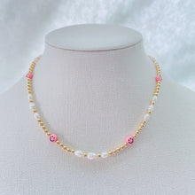 Load image into Gallery viewer, Set smiley & gold necklace