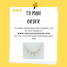 Load image into Gallery viewer, Name gold letter necklace
