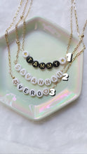 Load image into Gallery viewer, Beaded custom name necklace