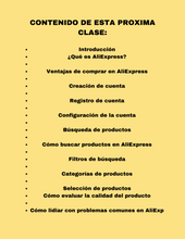 Load image into Gallery viewer, Master Class Cómo comprar en Aliexpress?