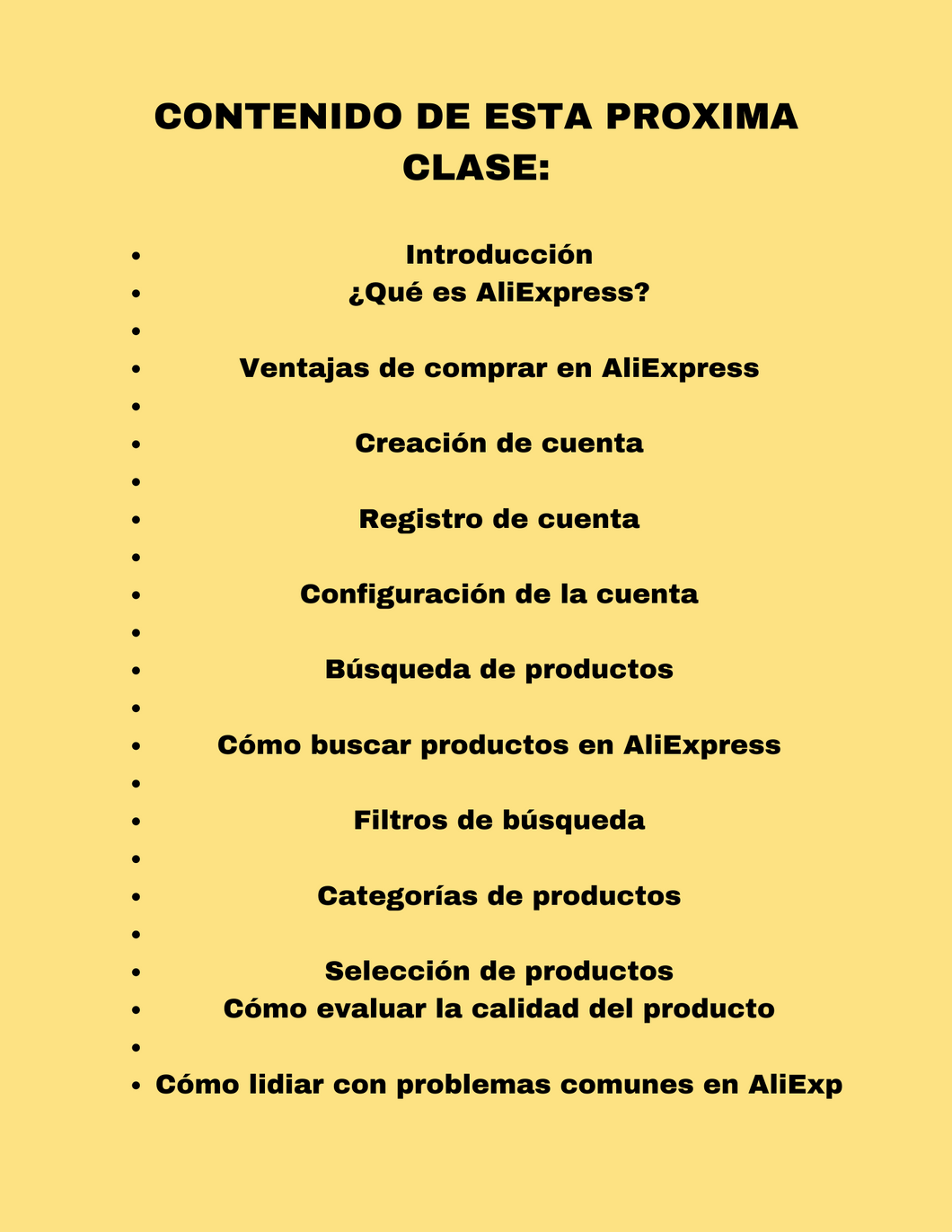 Master Class Cómo comprar en Aliexpress?