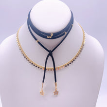 Load image into Gallery viewer, Bohemian leather choker necklace
