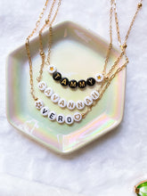 Load image into Gallery viewer, Beaded custom name necklace