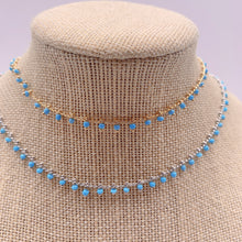 Load image into Gallery viewer, Turquoise beaded choker