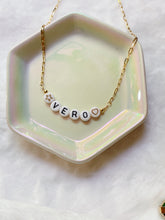 Load image into Gallery viewer, Beaded custom name necklace