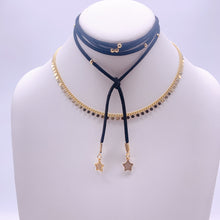 Load image into Gallery viewer, Bohemian leather choker necklace