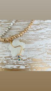 St Benedict medallion Beaded necklace