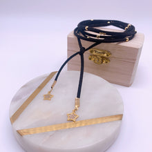 Load image into Gallery viewer, Bohemian leather choker necklace