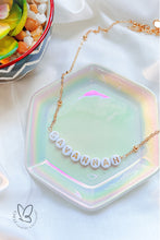 Load image into Gallery viewer, Beaded custom name necklace