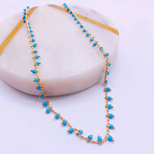 Load image into Gallery viewer, Turquoise beaded choker