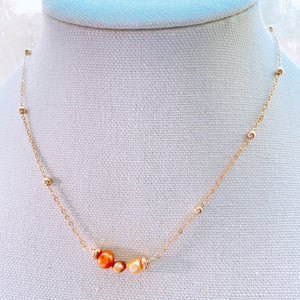 Pearl gold chains necklaces