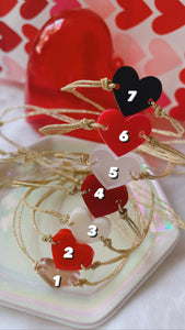 Valentine’s heart  bracelets