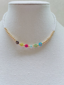 Millefiori necklace