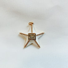 Load image into Gallery viewer, Star enamel pendant