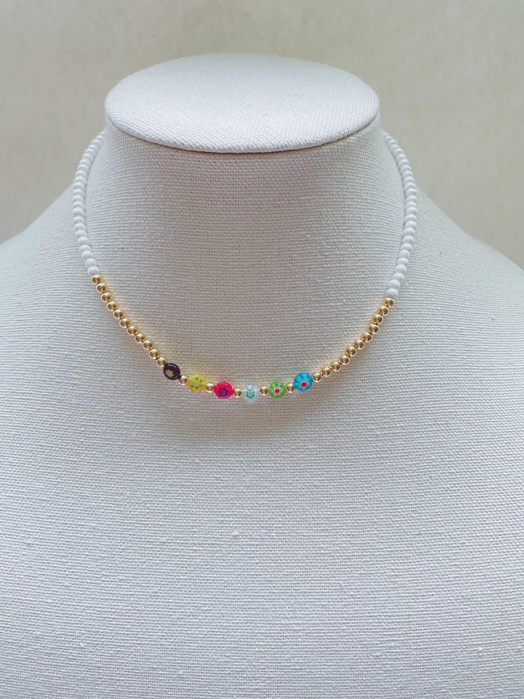 Millefiori necklace