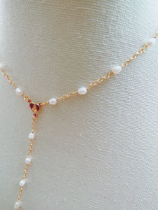 Pearl necklace rosary
