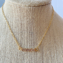 Load image into Gallery viewer, Micropave MAMÁ pendant necklaces