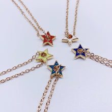 Load image into Gallery viewer, Mini  colors star necklace