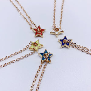 Mini  colors star necklace