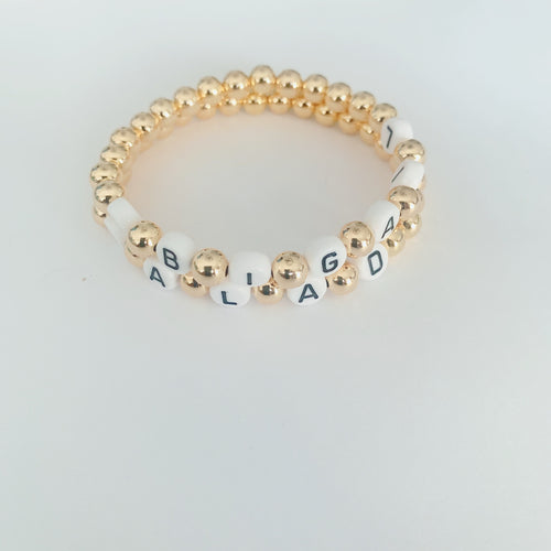 Letter bracelet