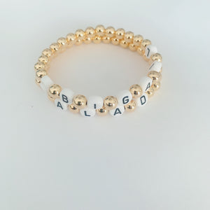 Letter bracelet