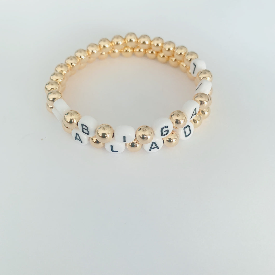 Letter bracelet