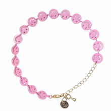 Load image into Gallery viewer, Smiley face enamel  chain bracelets