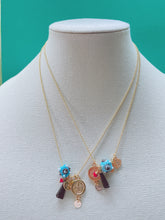 Load image into Gallery viewer, Evil Eye  protection gold necklace