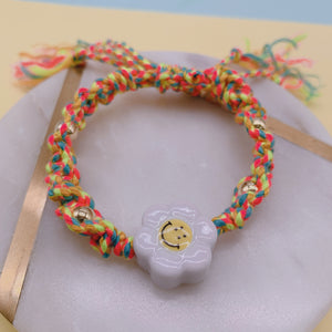 Smiley bracelets macrame