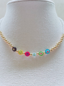 Millefiori necklace