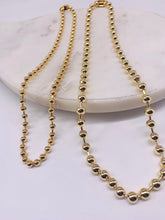 Load image into Gallery viewer, Set ball chain whithe &amp; gold