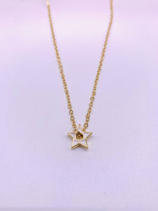 Mini  colors star necklace