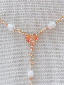 Pearl necklace rosary