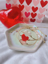 Load image into Gallery viewer, Valentine’s heart  bracelets