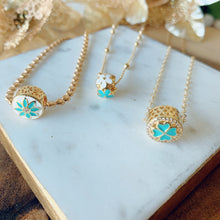Load image into Gallery viewer, Turquoise &amp; Gold layer necklace