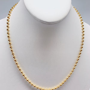 Set ball chain whithe & gold