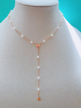 Load image into Gallery viewer, Pearl necklace rosary