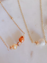 Load image into Gallery viewer, Pearl gold chains necklaces