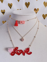 Load image into Gallery viewer, Love Valentine’s acrylic necklaces