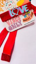 Load image into Gallery viewer, LOVE red ribbon bracelets