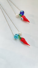 Load image into Gallery viewer, Chili evil eye necklaces