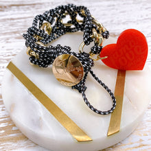 Load image into Gallery viewer, Red love bracelet