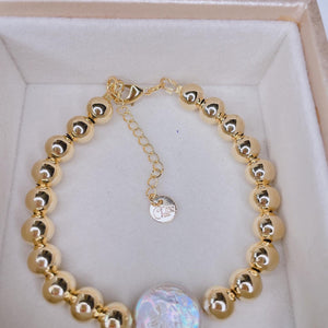 Beaded pearl bracelets