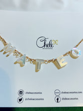 Load image into Gallery viewer, Shell name  or initial necklace - Cheleaccesorios